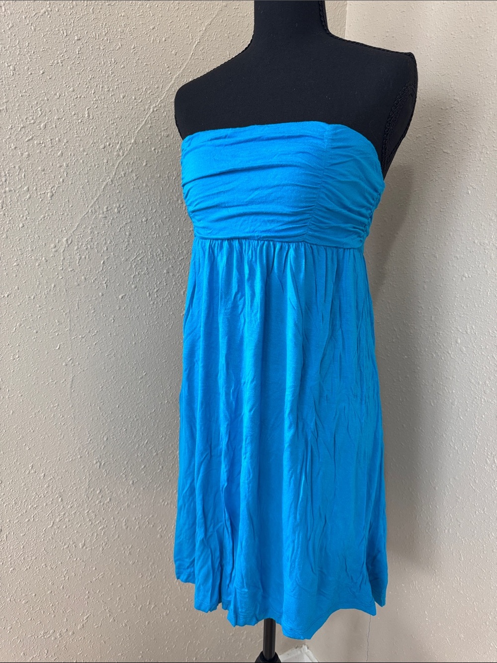 Body Central Strapless Turquoise Summer Dress